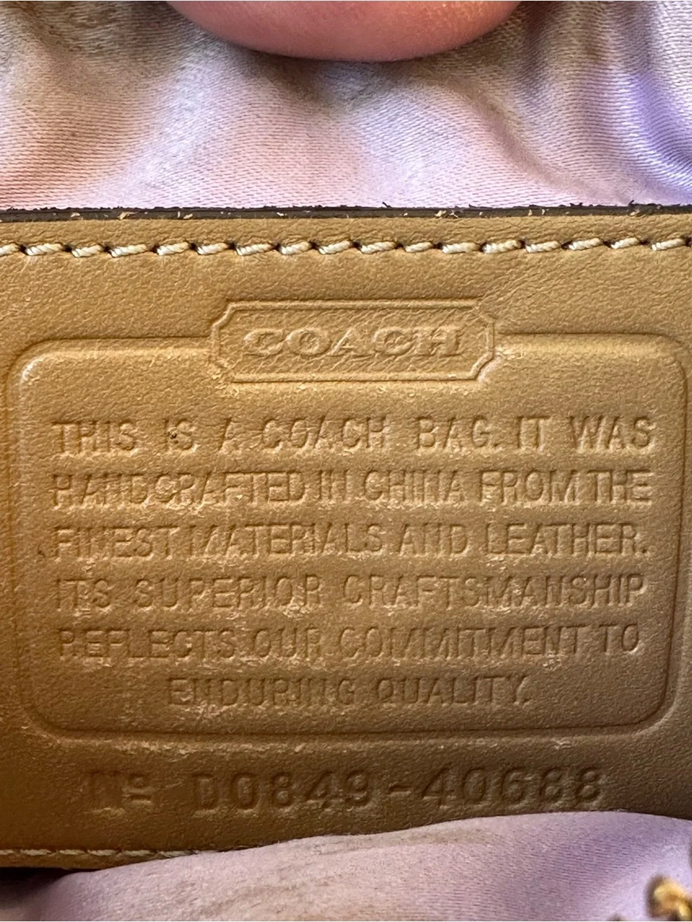 Coach Signature Swingback Crossbody Khaki Brown Canvas Legacy Turnlock Y2K